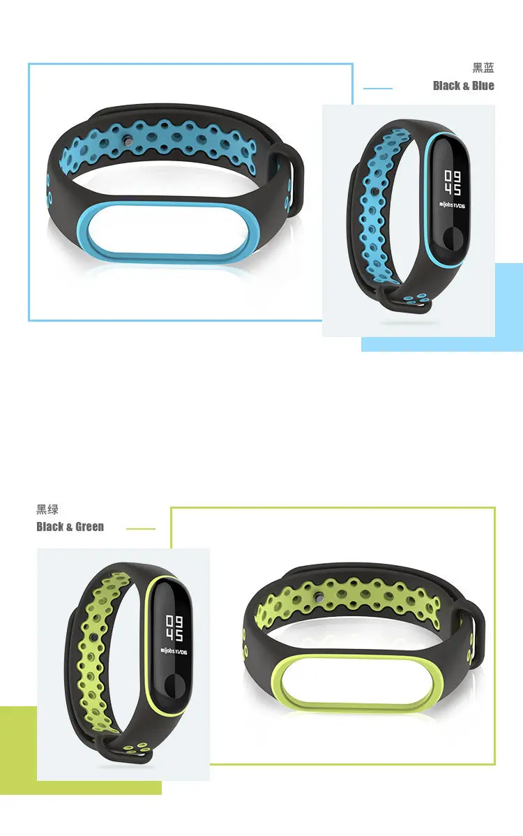 Mi Band 3 4 ремешок Спортивные Силиконовые часы браслет mi Band 3 4 ремешок аксессуары для Xiaomi mi Band 3 4 ремешок Браслет Смарт