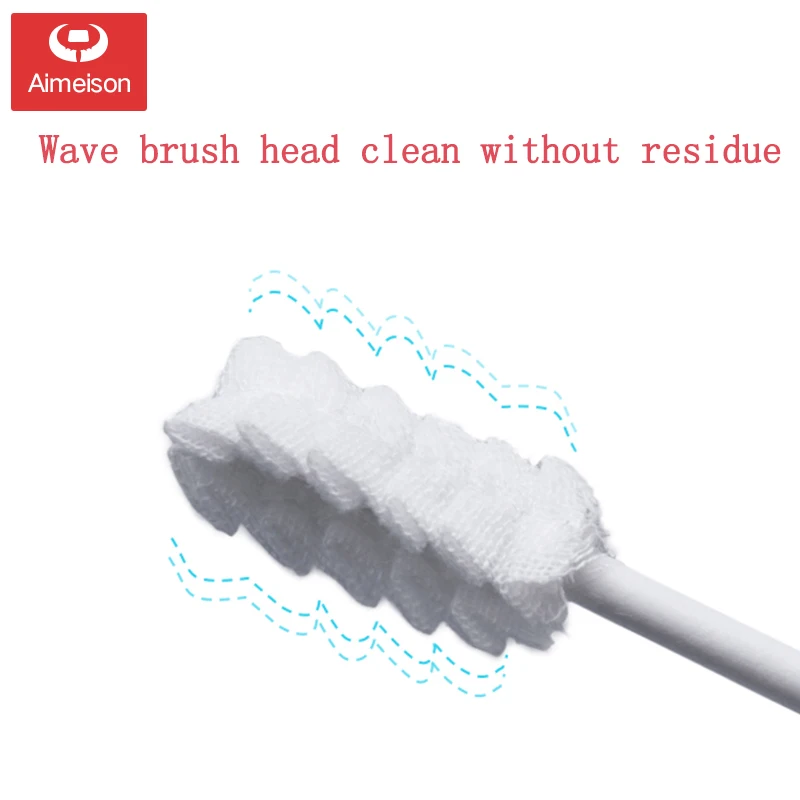 Очиститель ротовой полости для новорожденных 30 шт. Мягкая зубная щетка детей 0 3