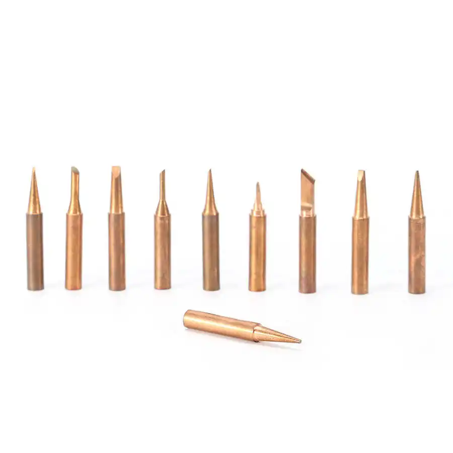 Inner 4mm Lead-free Soldering Station Tip Copper 42mm Length Iron Solder soldering stations for lower temperature | Инструменты