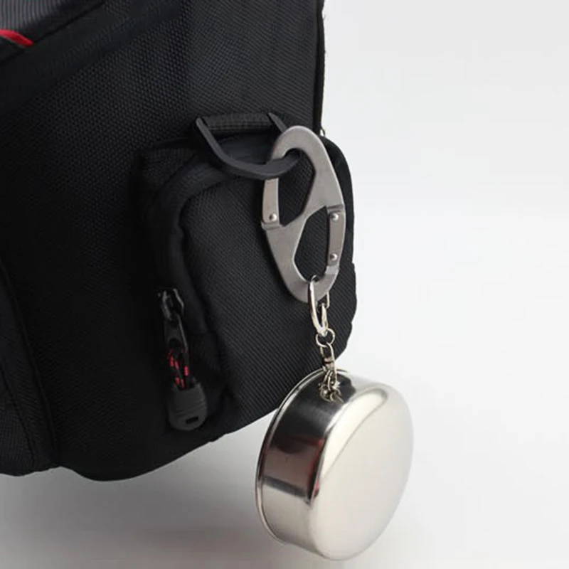 Simple Portable 8-shaped Carabiner High-quality Multi-function Ring key Aluminum Alloy Metal Keychain Buckle | Спорт и развлечения