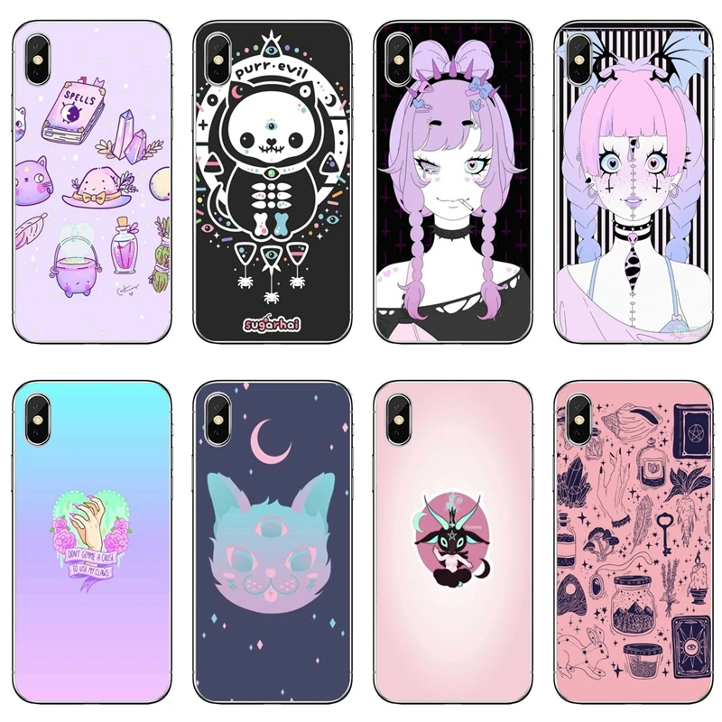 Чехол для телефона Girly Pastel Witch Goth Accessories чехол iPhone 11 Pro XS Max XR X 8 7 6 6S Plus 5 5S SE 4S 4 iPod Touch