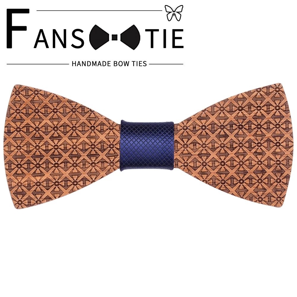 Красные Классические мужские галстуки бабочки из 100% цельного дерева новые