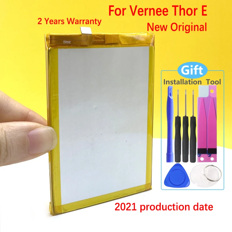 Новый оригинальный аккумулятор 5020 мАч для Vernee Thor E MTK6753 мобильный телефон в