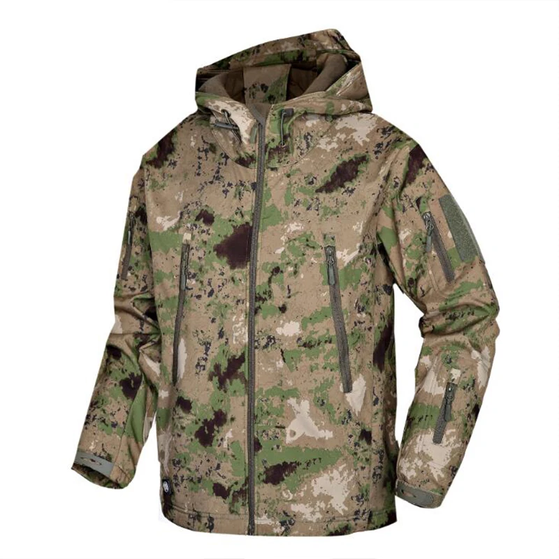 

Shark Skin Soft Shell Outdoors Military Tactical Jacket Mens Army Clothing outdoor tactical military fleece jackets Couple model