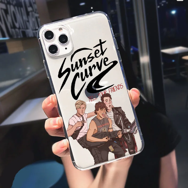 

Julie And The Phantoms Sunset Curve Phone Case for iPhone 12 Pro Max 11 Pro Max XR X XS SE 7 8 Plus Soft Clear Cover for 12 mini