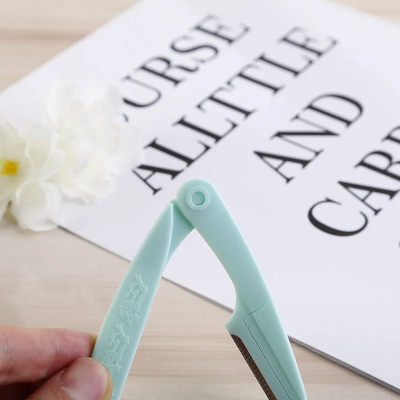 

3pcs Eyebrow Shaver Eyebrow Trimmer Shaper Makeup Knife Portable Facial Hair Remover Blade Razor Eyebrow Razor For Women's