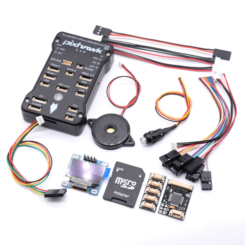 Контроллер полета Pixhawk PX4 PIX 2.4.8 32 бит + OSD OLED с переключателем безопасности и