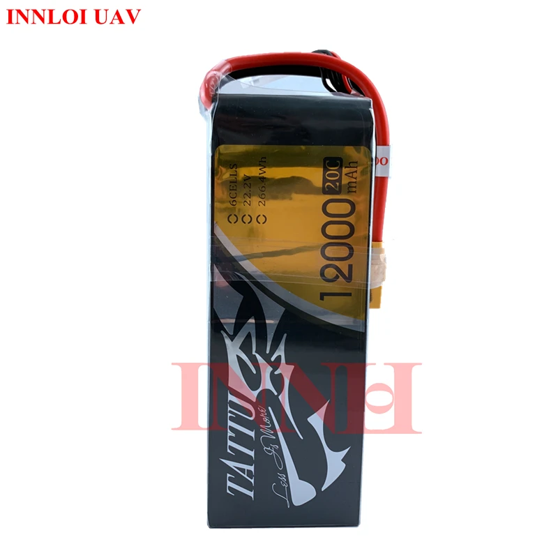 TATTU 6S 12000 мАч батарея ACE 22 2 в 20C с XT90 разъемом DIY Дрон аксессуары для сельского