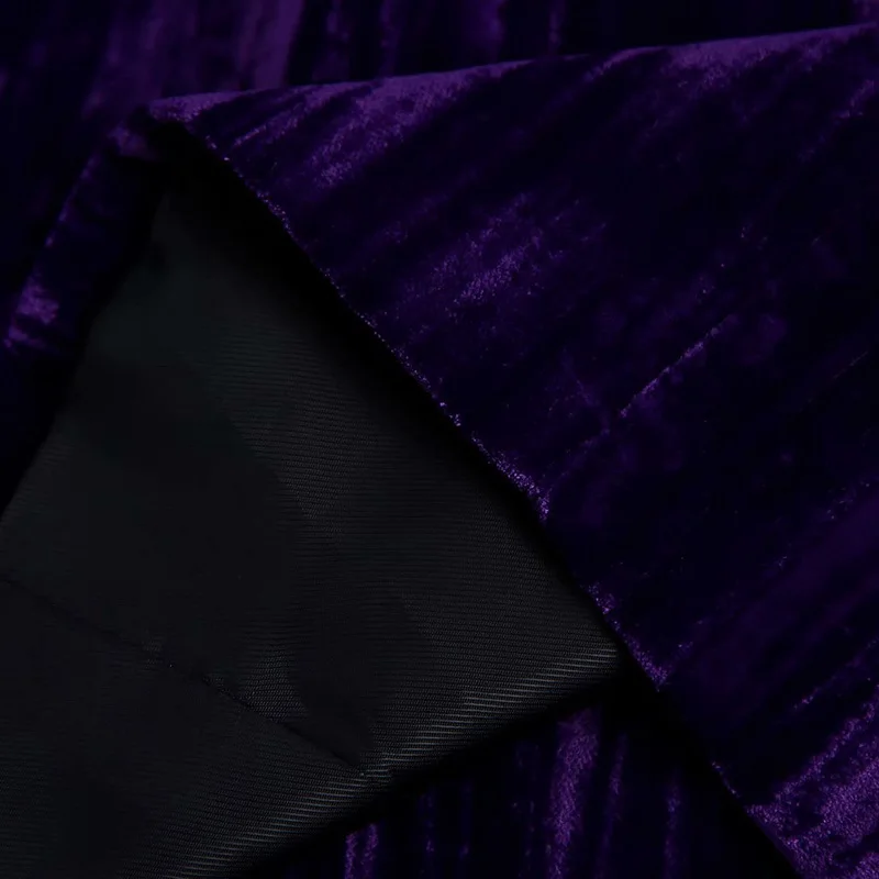 

Women Vintage Autumn Velvet Blazers Coats 2020 Double Breasted Solid Street Female Elegant Blazer Suits Outerwear Clothes BB2967