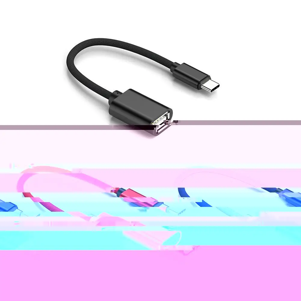 Глянцевый Type-C OTG линейный конвертер универсальная интерфейсная карта клавиатура