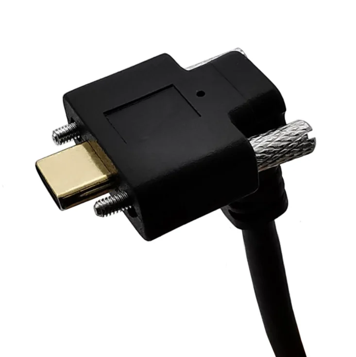 

10Gbps 5A USB 3.1 Type-C Male to USB-C Female Data with screw Cable 0.3m