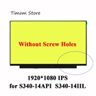 Для ideapad S340-14API 81NB S340-14IIL 81WJ 81VV S340-14 Lenovo 14,0 LCD Monitor ноутбука 1366*768 1920*1080 IPS Full HD eDP 30pin