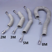 1 52358m spring shower nozzle hose soft hose flexible telescopic tube toilet bidet spray pipe household accessories