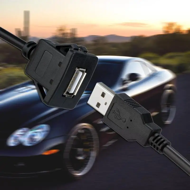 Удлинительный кабель с двумя USB портами VODOOL 1mCar Van|Кабели адаптеры и разъемы| |