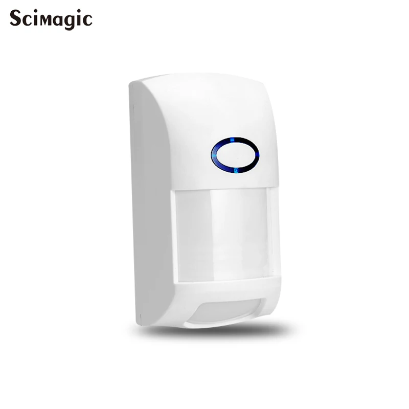 

2PCS Pet Immune Motion Detector Infared Wireless PIR Sensor Compatible with RF 433MHz Alarm System Security