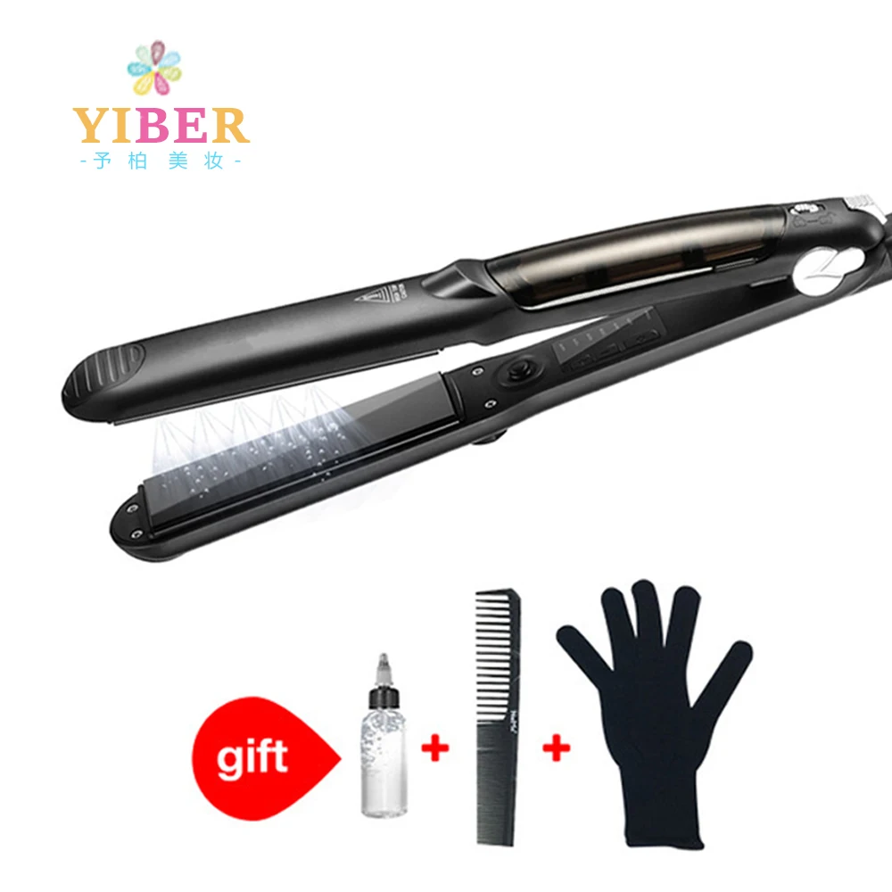 Профессиональный утюжок для волос паровой с инфузией арганового масла Быстрое