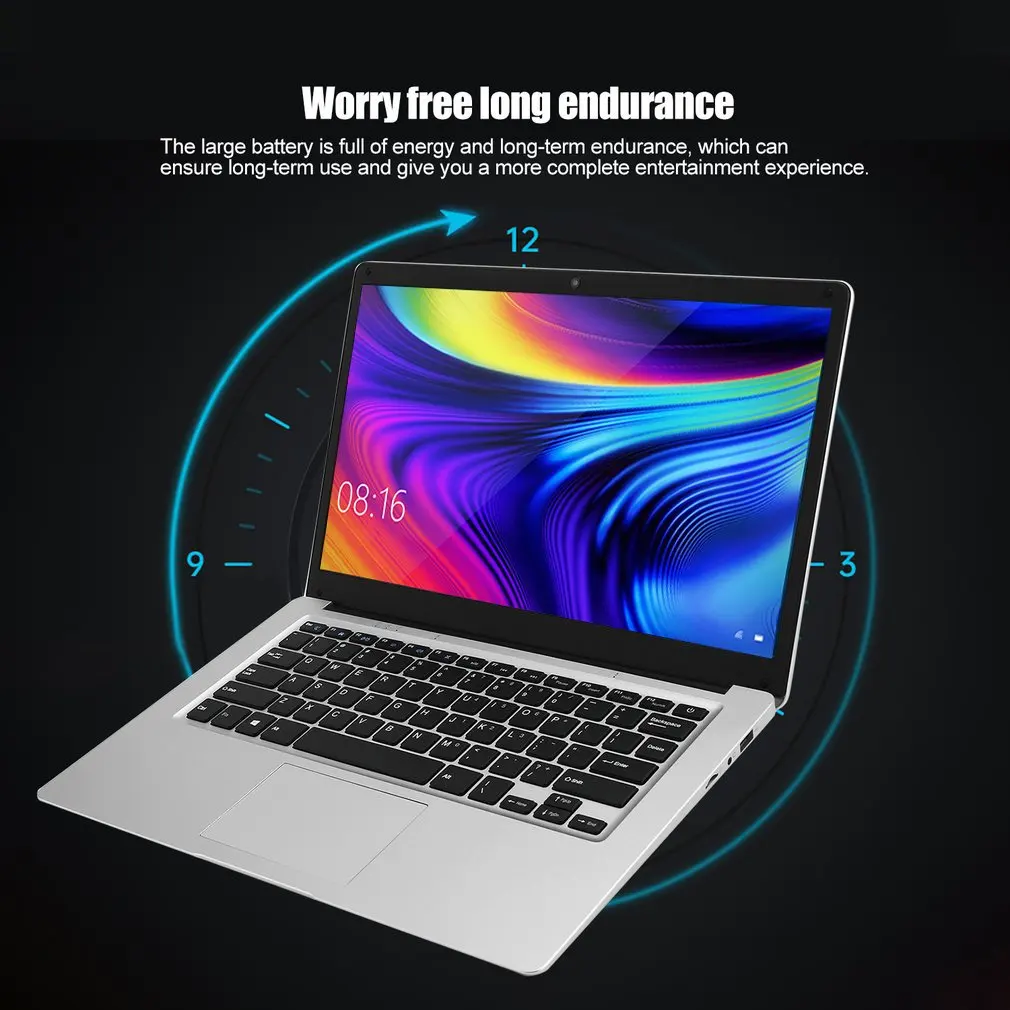 

13.3-Inch 3+32GB Four Core Windows 10 Laptop Ips Screen Computer With 4 National Keyboard Films WIFI HDMI-compatible