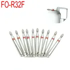 10 шт., Стоматологические алмазные буры для низкой скорости