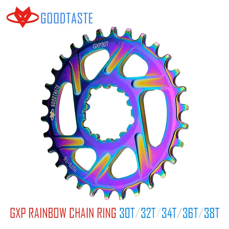3D цепное кольцо Goodtaste GXP цветные горные велосипедные колеса для горного