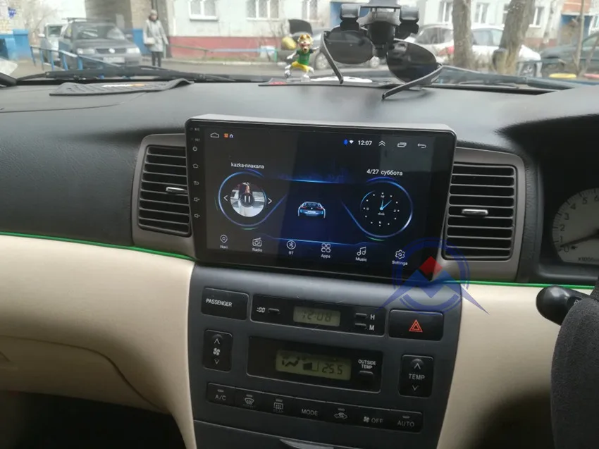 ZOHANAVI 2.5D экран Android 9,0 автомобильный мультимедийный плеер dvd gps авто радио для toyota Corolla E120 e 120 BYD F3 wifi стерео