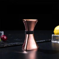 triangle stainless steel bar wine cocktail shaker jigger single double shot drink mixer wine measurer cup bar tools 3545ml