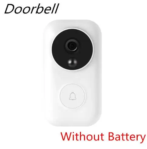 Only doorbell Xiaomi Zero AI распознавание лица дверной звонок набор 720P ИК ночного видения Видео Обнаружение движения SMS Push домофон облачная система хранения - Цвет: Only doorbell