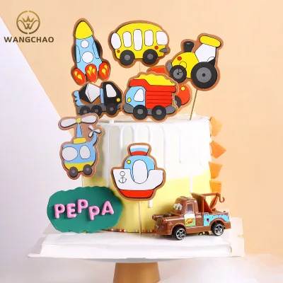 1 комплект двухслойный мультяшный автомобиль Транспортное средство подводная