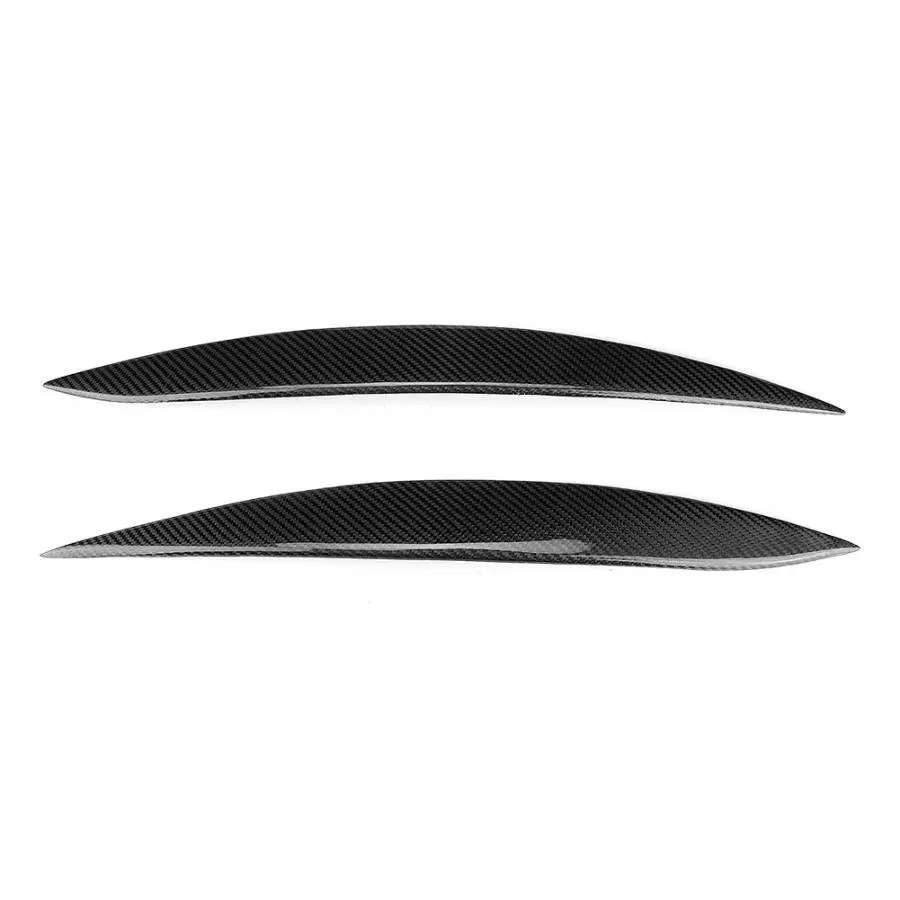 2 шт. покрытие для автомобильных фар бровей и век хромированная Накладка