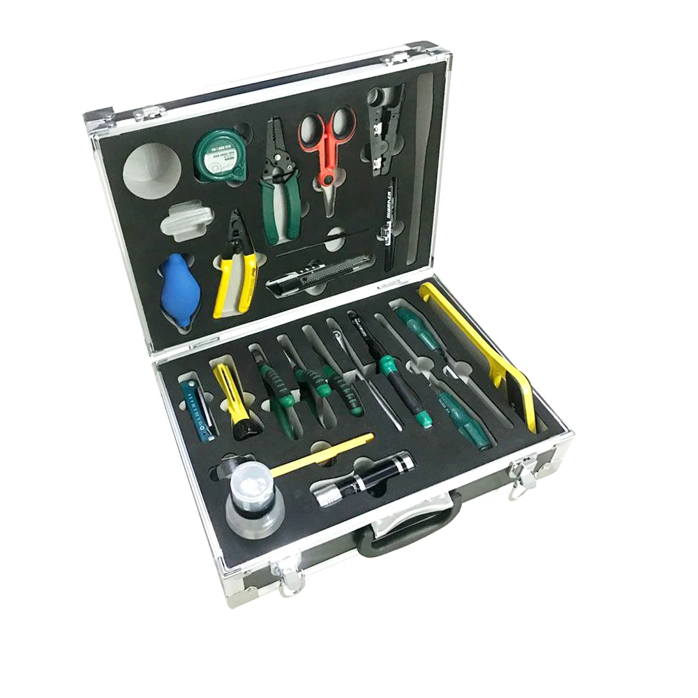 Волокно комплект инструментов для работы с оптическим кабелем FTTH Piler зачистки волоконно оптического кабеля