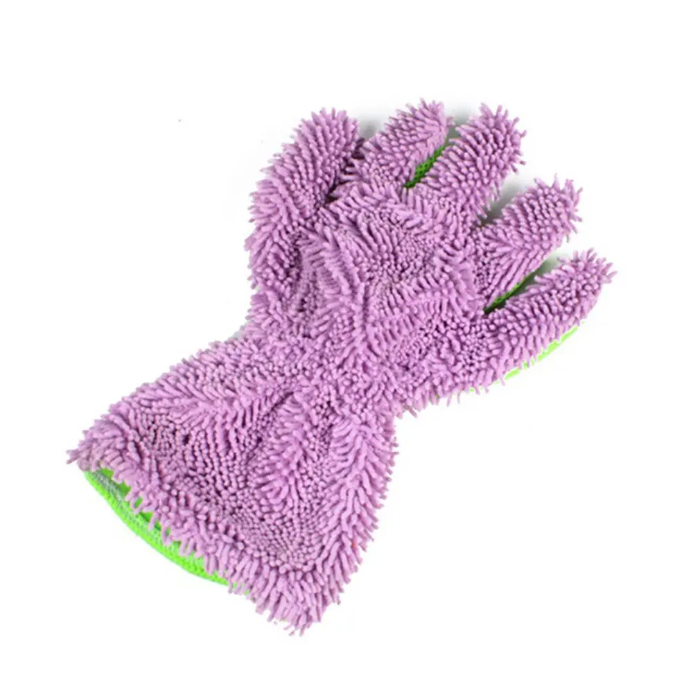 Моющие средства для автомобиля чистящие синель + сэндвич ткань реверсивные