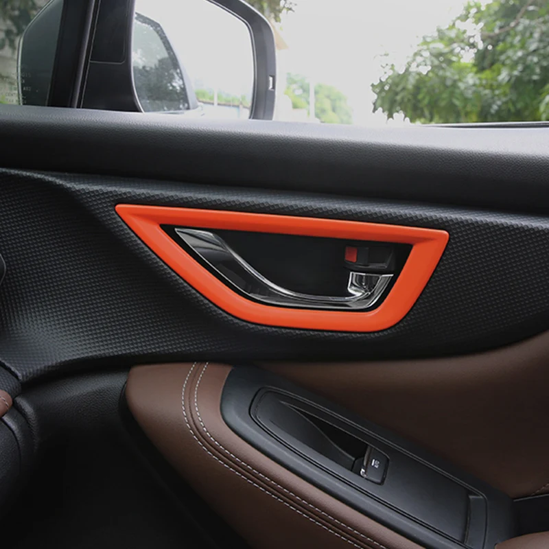 

Steering Wheel Air Outlet Central Control Panel Decoration Stickers Trim For Subaru Forester 2019-21 Car Interior Accessories