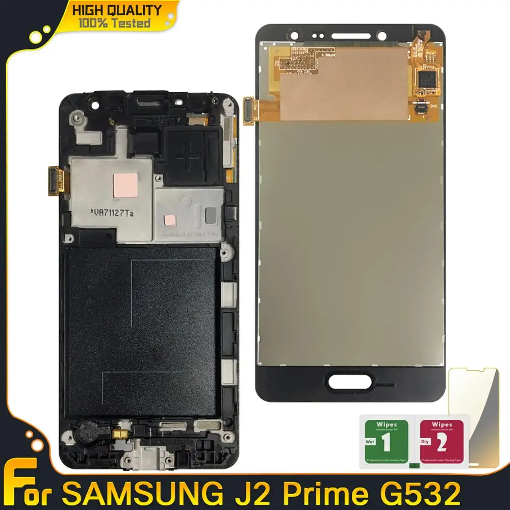 Для samsung Galaxy J2 Prime G532 ЖК-дисплей кодирующий преобразователь сенсорного экрана в сборе ЖК-дисплей для samsung J2 Prime G532 G532F G532M