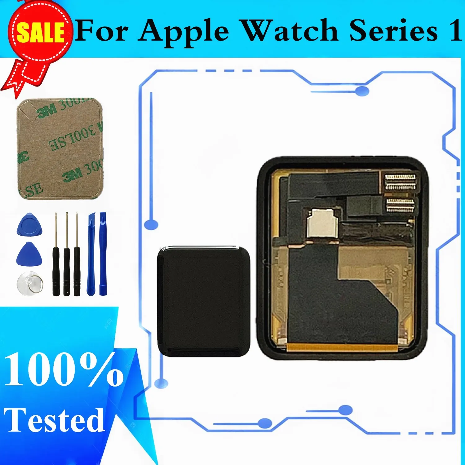 Оригинальный ЖК-дисплей для Apple Watch серии 1 сенсорный экран дигитайзер 38 мм/42 мм