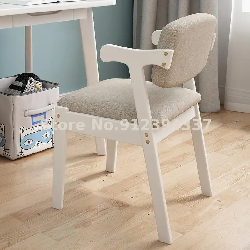 Стол из массива дерева современный минималистичный обеденный стул домашний