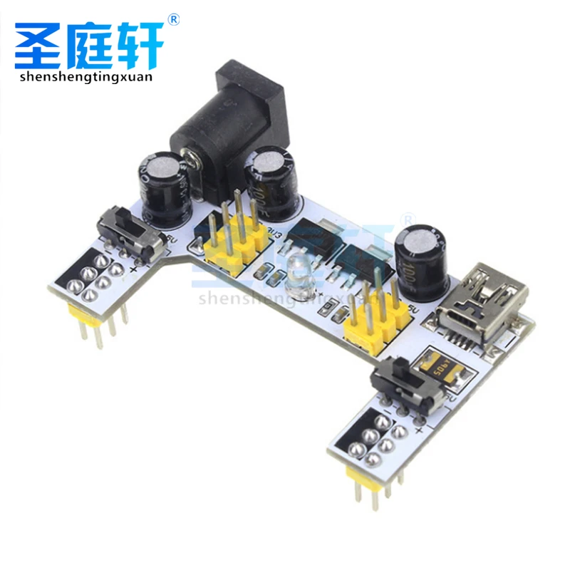 Макетная плата MB102 Mini Micro USB источник питания модуль для Arduino комплект сделай сам