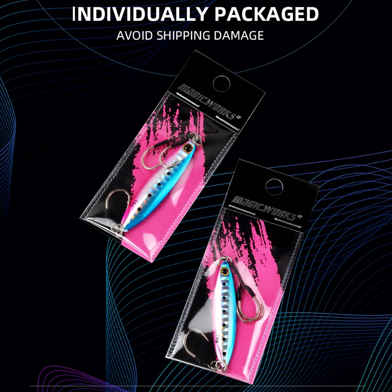 Приманка для медленной рыбалки MAGIC WORKS широкий металлический заброс ложка 10 г 15