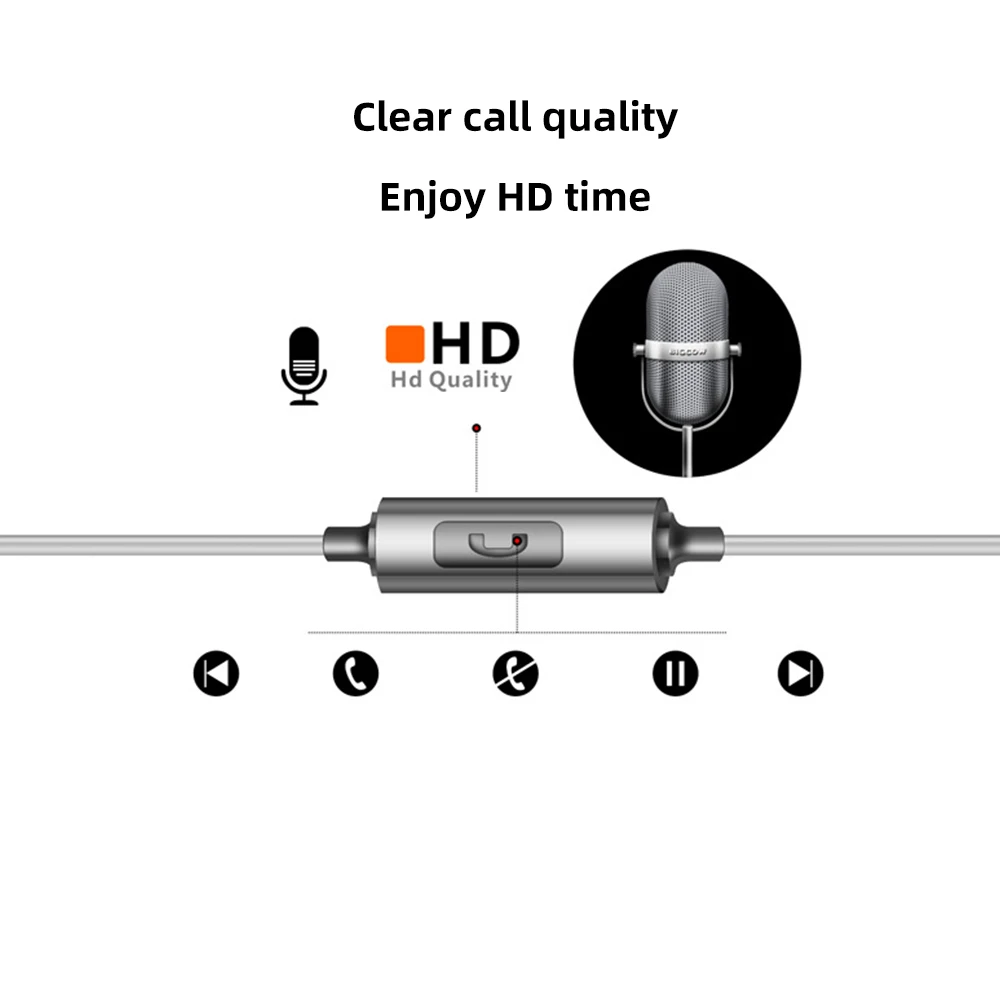 FDBRO наушники вкладыши цинковые из сплава HiFi для телефона металлические капельки