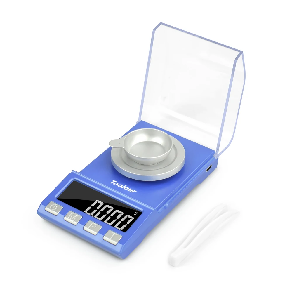 Toolour100g/50g X 0,001g мини точность ювелирной шкалы ЖК-дисплей портативные весы usb зарядка для лабораторной медицины электронные