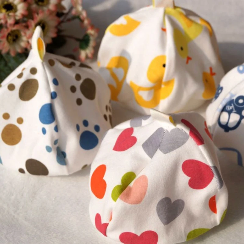 

Baby Hats Cute Warm Soft Blend Cotton Cartoon Newborn Infant Toddler Unisex L9CD