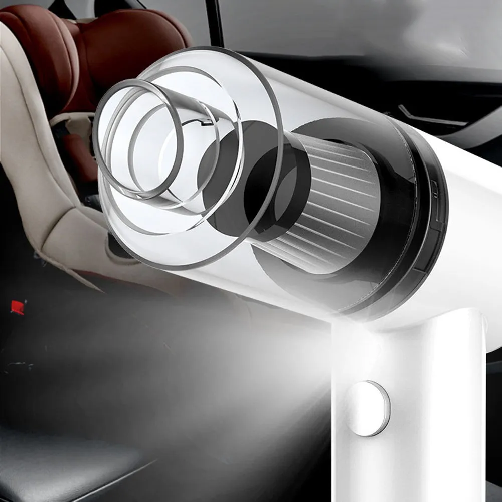 

Portable Car Vacuum Cleaner Handheld Vacuum Cleaner Worry-free 2000mAh 7.4V/12V ABS
