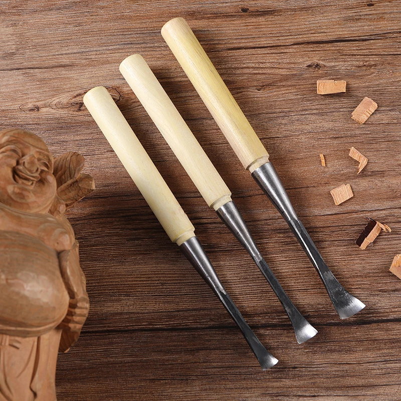 

0.5-2cm Dig hole chisel Woodworking Carving knife For Spoon Plate