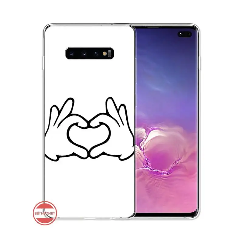 

Middle finger than heart Phone Case For Samsung Galaxy S5 S6 S7 S8 S9 S10 S10e S20 edge plus lite