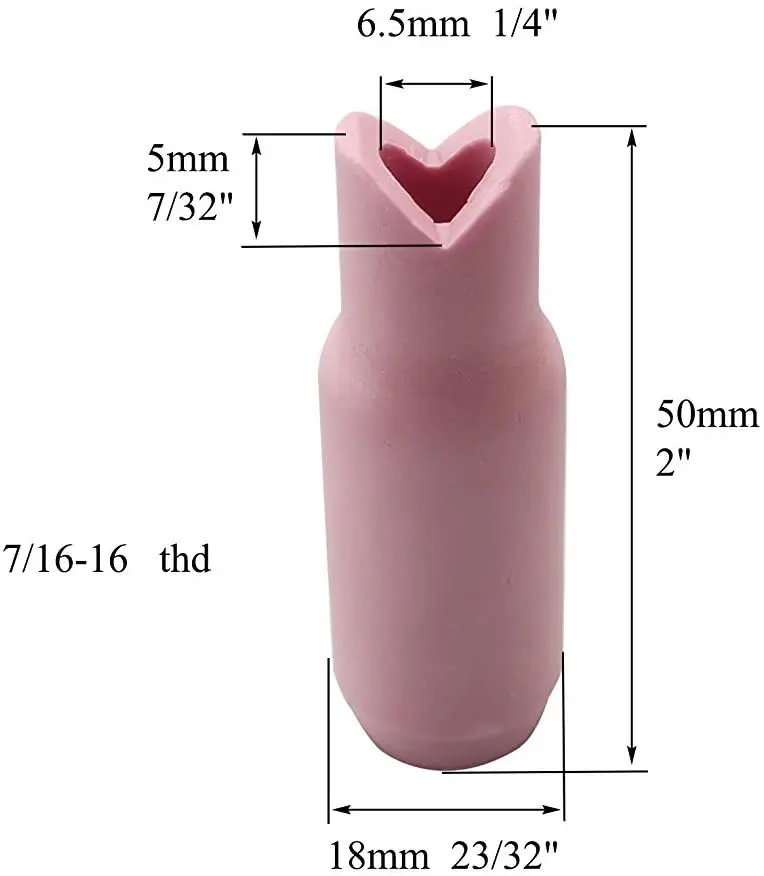 Сварочная горелка TIG сварочная SR WP 17 18 26 10 шт. цанговый корпус 10N32 3/32 дюйма