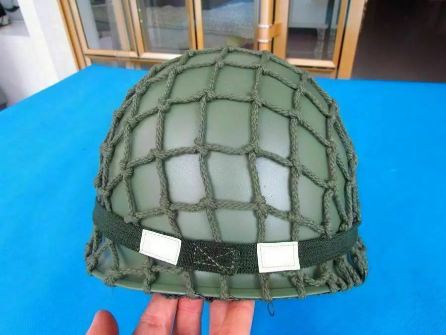 Tomwang201. WW2 WWII США армии M1 джунгли боевой камуфляж зеленый шлем Of War