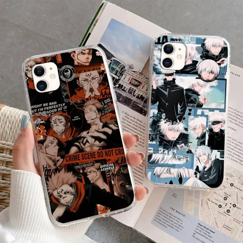 

Anime Jujutsu Kaisen Phone Case for iphone 12 Mini SE 2020 5 5S 6 6S Plus 7 8 Plus X XR XS 11 Pro Max Fundas Coque cover
