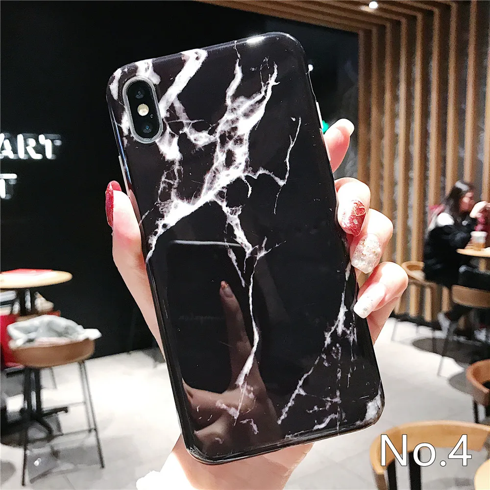 Модные мраморные гранитные чехлы для iPhone XS 11 Pro Max XR SE 2020 5S 6 6S 7 8 Plus телефонов |
