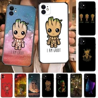 groot marvel phone cases for iphone 13 pro max case 12 11 pro max 8 plus 7 plus 6s iphone xr x xs mini mobile cell women