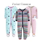 Новинка 2022, зимняя флисовая детская одежда, боди с длинным рукавом для маленьких девочек и мальчиков, комбинезон для маленьких мальчиков, Лидер продаж