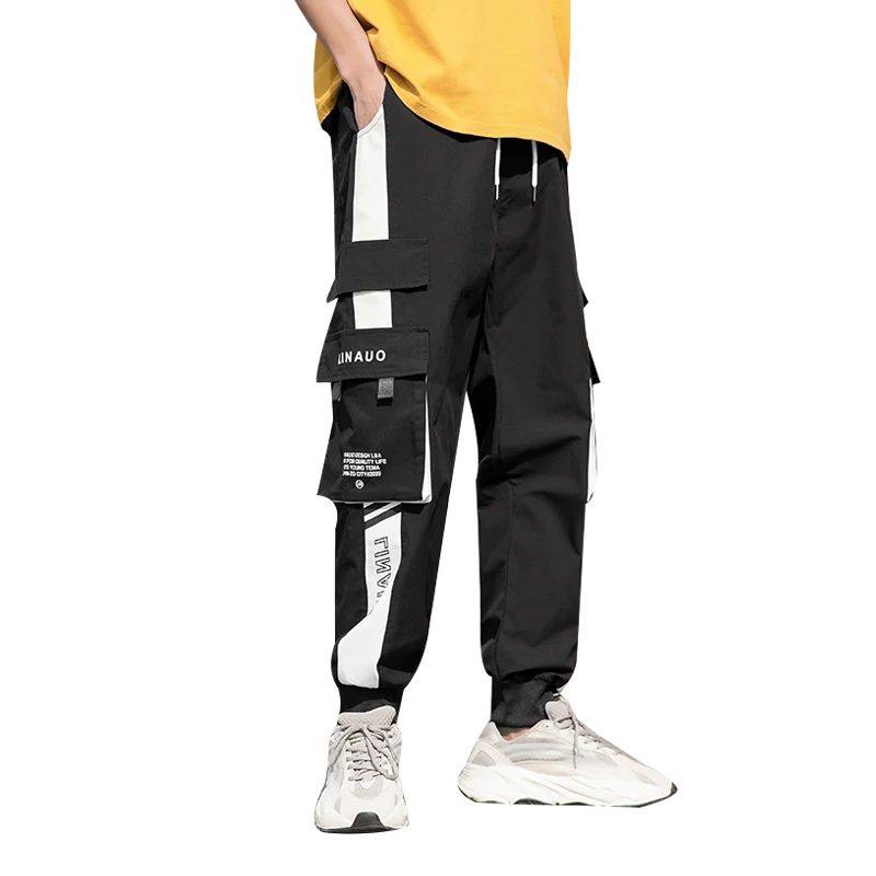 

Autumn Fashion Cargo Pants Men Hip Hop High Street Skinny Pants Harem Pants Multi-Pockets Fashion Skinny Trousers Mens Trsouers