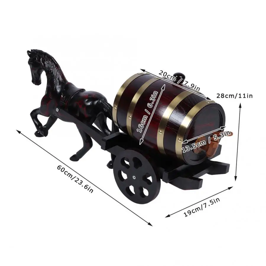 Портативная бочка для вина из дуба 1 5 л|Наборы бара| |